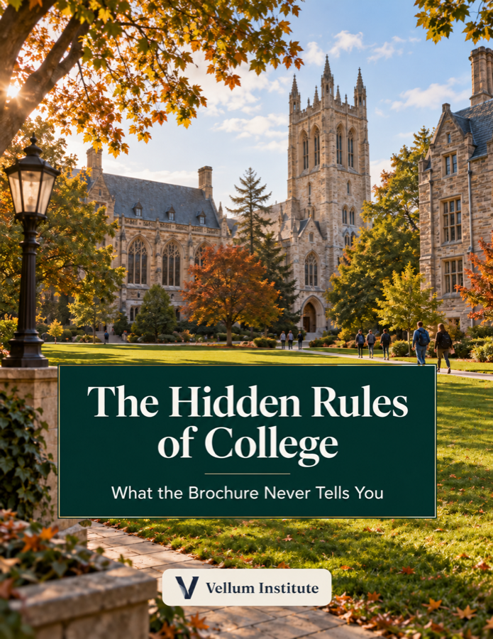 Cover of The Hidden Rules of College: What the Brochure Never Tells You